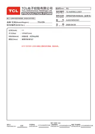 TCL 65A465